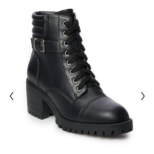Madden NYC Combat Boots size 9